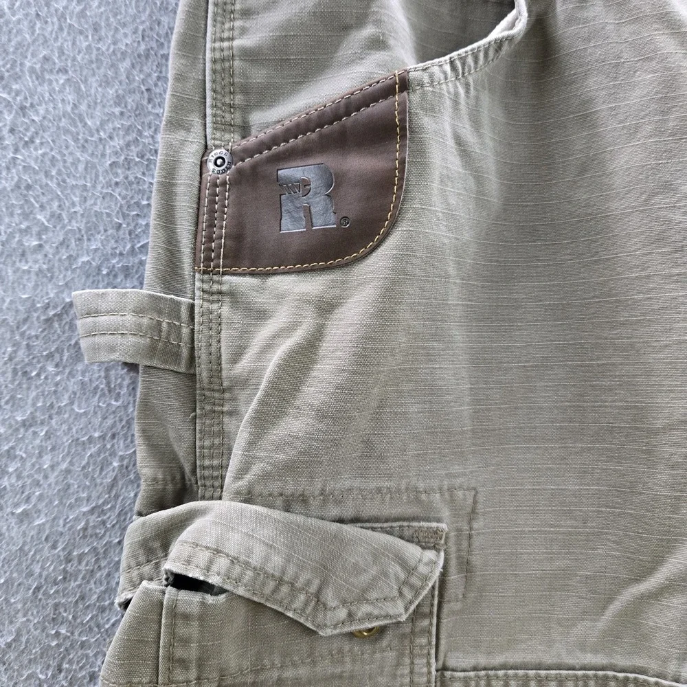 Wrangler Men Pants 36X32 Khaki Cargo Riggs Workwear Relaxed 30